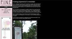 Desktop Screenshot of finearestaurant.com